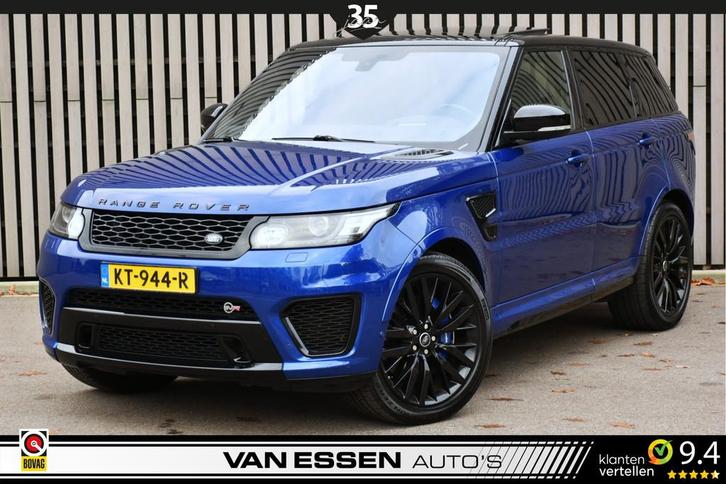 Land Rover Range Rover Sport 5.0 V8 Supercharged SVR Pano Ca, Auto's, Land Rover, Bedrijf, Te koop, 4x4, ABS, Achteruitrijcamera