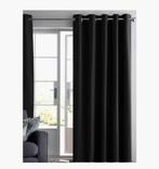 2, Verduisterende gordijnen, 150250, Ophalen, 200 cm of meer, Zwart, Zo goed als nieuw