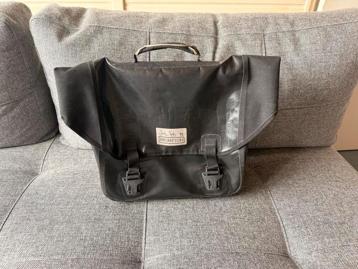 Brompton O Bag Black - Ortlieb, Fietsen en Brommers, Fietsaccessoires | Fietstassen, Zo goed als nieuw, Ophalen of Verzenden