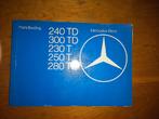 Mercedes-Benz handleiding model 123T, Auto diversen, Handleidingen en Instructieboekjes, Ophalen