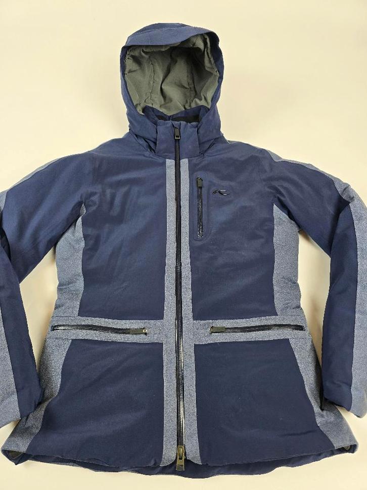 Kjus Nuna Jacket Navy Zgan! Dames S, Kleding | Dames, Wintersportkleding, Zo goed als nieuw, Jack, Maat 38/40 (M), Ophalen of Verzenden