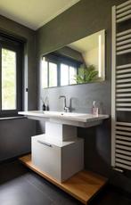 Badkamer meubel incl spiegel met verlichting, Huis en Inrichting, Badkamer | Badkamermeubels, Ophalen of Verzenden