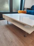 Ikea salontafel 95x95 + 2 poef lola 050cm, Huis en Inrichting, Tafels | Salontafels, 50 tot 100 cm, Zo goed als nieuw, Minder dan 50 cm