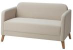 LINANÄS 2-zitsbank, Vissle beige, Ophalen, Gebruikt, Minder dan 75 cm, Hoekbank