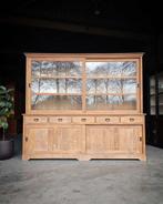 Grote brede teakhouten winkelkast | Buffetkast Xxl  #2484, Huis en Inrichting, Kasten | Buffetkasten, Niet ingevuld, Gebruikt