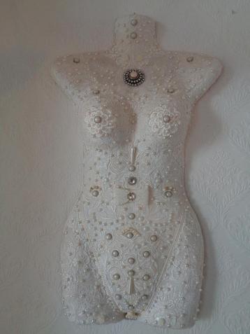 Brocante Wandtorso Vrouw  Nr BBW 2 beschikbaar voor biedingen