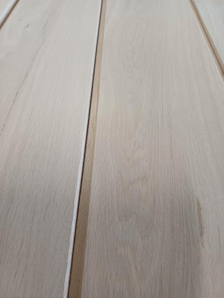 28 m² massief eiken houten vloer, Doe-het-zelf en Verbouw, Vloerdelen en Plavuizen, Vloerdelen of -planken, Hout, 150 cm of meer