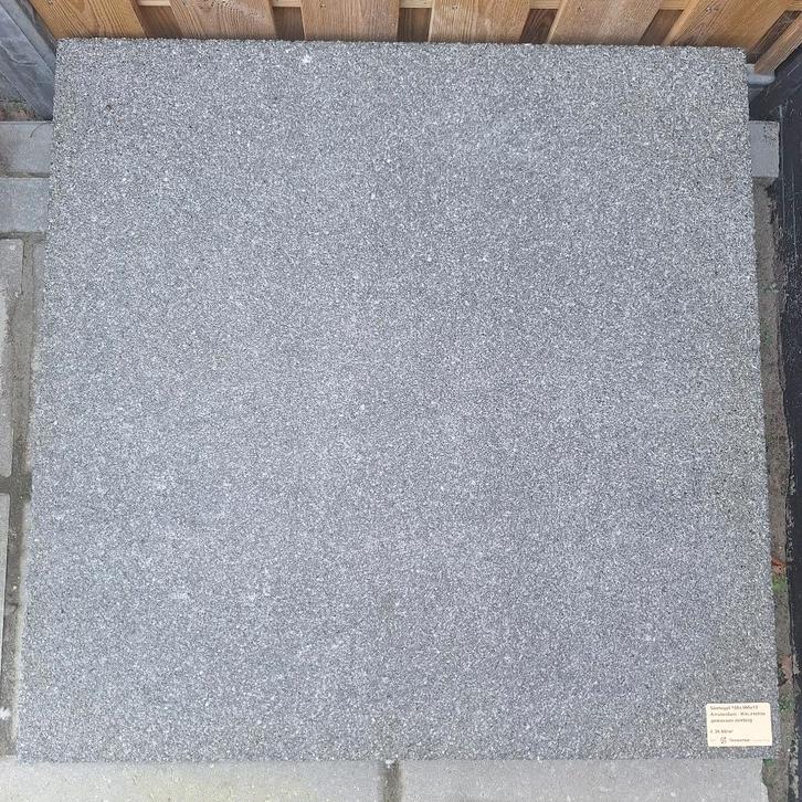 Siertegel 100x100x10 Amsterdam, Tuin en Terras, Tegels en Klinkers, Gebruikt, Terrastegels, Beton, Ophalen of Verzenden