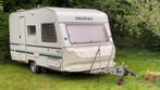 Vakantieklare, lichtgewicht Chateau Chiara 395 1996 870kg, Caravans en Kamperen, Caravans, Chateau, Treinzit, Particulier, Vast bed