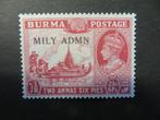 A16399: Burma GVI 2/6 anna, Postzegels en Munten, Ophalen of Verzenden, Oost-Azië
