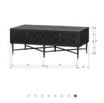 Woood Bepurehome salontafel/tvmeubel zgan, Huis en Inrichting, Tafels | Salontafels, Overige materialen, 100 tot 150 cm, Zo goed als nieuw