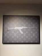 AK-47 Louis Vuitton Schilderij Ingelijst Modern Kunstwerk Ca, Antiek en Kunst, Ophalen