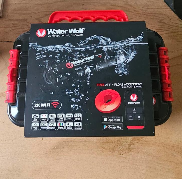 Water Wolf Pro 2.0 Wifi 2K Camera, Watersport en Boten, Hengelsport | Algemeen, Ophalen of Verzenden