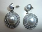 Brand-New Pearl and Crystal Earrings -- Lovely!, Sieraden, Tassen en Uiterlijk, Oorbellen, Overige materialen, Nieuw, Goud, Ophalen