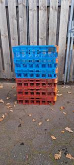 Stapelbakken kratten  6 stuks, Ophalen, Gebruikt, 40 tot 60 cm, Opvouwbaar