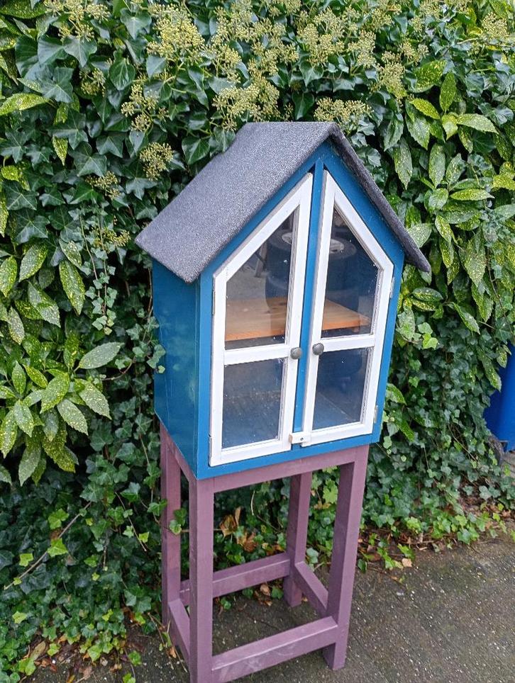 Minibieb, Huis en Inrichting, Kasten | Boekenkasten, Nieuw, 50 tot 100 cm, Minder dan 100 cm, 25 tot 50 cm, Ophalen of Verzenden