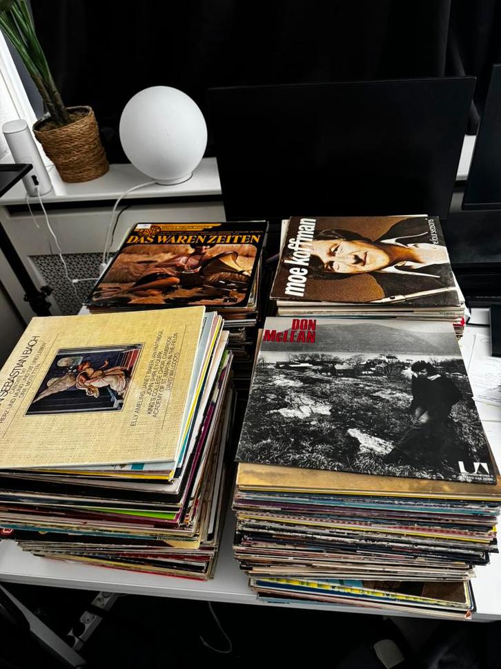 Zo’n 200+ Vintage Vinyl LP’s, Cd's en Dvd's, Vinyl | Verzamelalbums, Zo goed als nieuw, Ophalen