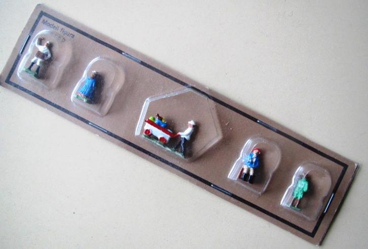 5  metalen Treinfiguren H0 voor Märklin Piko uit HONGARIJE, Hobby en Vrije tijd, Modeltreinen | H0, Nieuw, Overige typen, Gelijkstroom of Wisselstroom