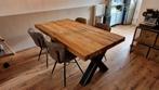 Pronto Mazzo eettafel 190x100 teak, top 8 cm, Huis en Inrichting, Tafels | Eettafels, Ophalen, Teakhout, 50 tot 100 cm, Zo goed als nieuw