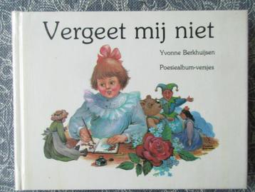 boek met poesiealbum versjes - vergeet mij niet beschikbaar voor biedingen