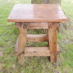 Tafel, hele oude zware tafel met gerestaureerd blad, Ophalen