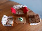 Sylvanian families bankstel met bloemetjes, Verzamelen, Ophalen of Verzenden, Zo goed als nieuw, Poppenhuis