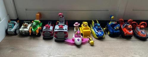 11 paw patrol voertuigen, Kinderen en Baby's, Speelgoed | Actiefiguren, Gebruikt, Ophalen of Verzenden