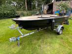 Verano 410 vissersboot / sloep compleet met motor en trailer, Watersport en Boten, Ophalen, Tot 10 pk, Zo goed als nieuw, 3 tot 6 meter