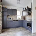 Complete keuken inclusief apparatuur, Huis en Inrichting, Keuken | Complete keukens, Ophalen, Gebruikt, Blauw, Hoekkeuken