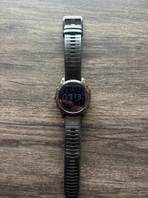 Garmin Fenix 7 Pro Solar, Sieraden, Tassen en Uiterlijk, Sporthorloges, Zo goed als nieuw, iOS, Zwart, GPS, Waterdicht, Ophalen of Verzenden