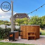 Hout Gestookte hottub | Life & Tubs | €2195,- | Made in NL, Ophalen of Verzenden, Nieuw, Trap, Vast