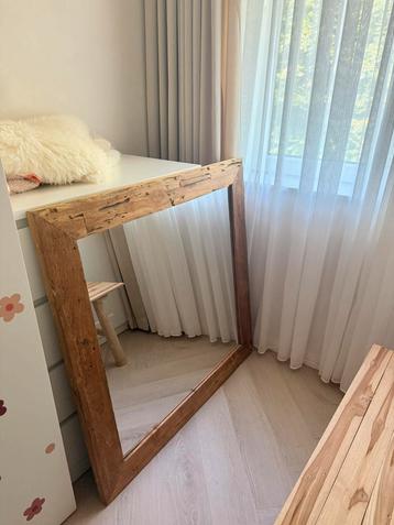 Boomstam spiegel, landelijke interieur beschikbaar voor biedingen