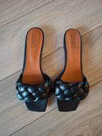 Mooie nieuwe leren DWRS Bolivia slippers maat 40, Slippers, Zwart, Nieuw, Ophalen of Verzenden