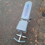 Bankdrukbank halterbank verstelbaar, Sport en Fitness, Fitnessmaterialen, Ophalen, Zo goed als nieuw, Fitnessbank