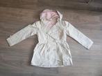 Dopodopo beige trench coat maat 128, Meisje, Gebruikt, Ophalen of Verzenden, Jas