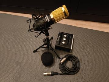 Microfoon en audio interface beschikbaar voor biedingen
