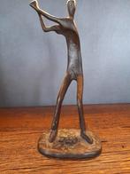 Bronzen beeldje als tennisser brons kunstwerk, Ophalen of Verzenden