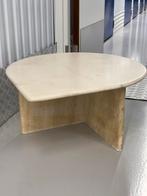 Travertin Bijzettafel/Salontafel, Ophalen, Gebruikt, Overige vormen, Overige materialen