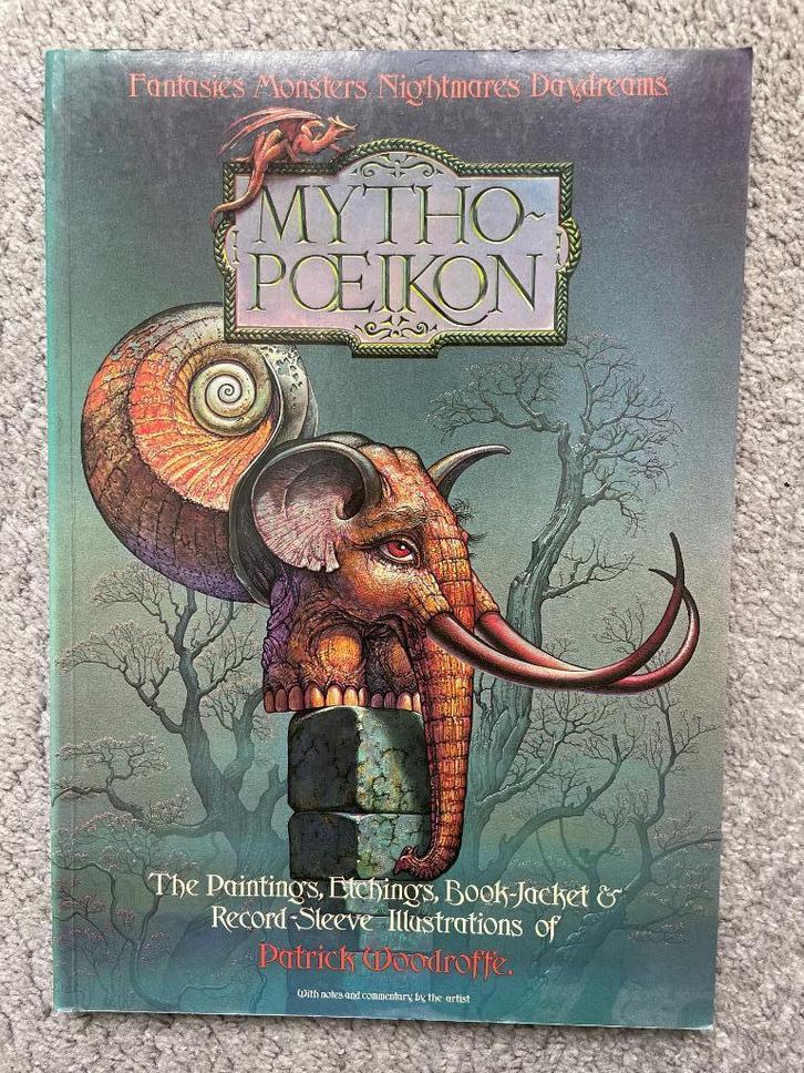 Mythopoeikon - Patrick Woodroffe, Boeken, Fantasy, Gelezen, Ophalen of Verzenden