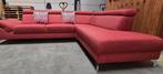 MONTEL, Modena Hoekbank rood, 250 tot 300 cm, Gebruikt, Hoekbank, Ophalen of Verzenden