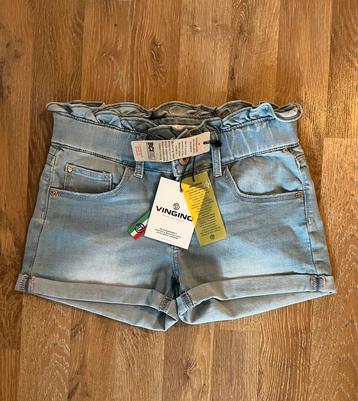 Nieuwe Vingino korte spijkerbroek short licht blauw demin beschikbaar voor biedingen