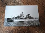 Oude Marine ansichtkaart Hr. Ms. Jager Friesland, Ophalen of Verzenden, Kaart, Foto of Prent