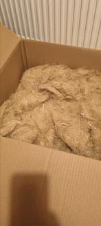 Natuurlijke hennep, ca. 2,5 kg isolatiemateriaal, Minder dan 4 cm, Overige materialen, Ophalen of Verzenden, Zo goed als nieuw
