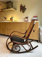 Schommelstoel Thonet webbing, Ophalen, Gebruikt, Bruin, Hout