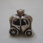 zilveren Pandora Royal koets met goud en pareltje nr.1733, Verzenden, Pandora, Zo goed als nieuw, 1 bedel