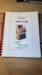 Seeburg V200 VL200 service maual, Ophalen of Verzenden, 1950 tot 1960, Seeburg