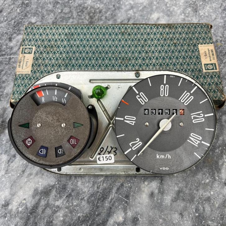VW Bay Bus Snelheidsmeter Brandstofmeter 74-75 cluster, Auto diversen, Auto-accessoires, Gebruikt, Ophalen of Verzenden