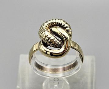 Gouden Vintage design ring. 2025/324. beschikbaar voor biedingen