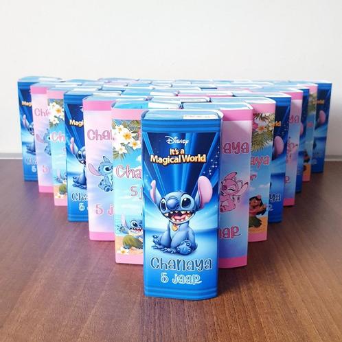 Traktatie pakje drinken met thema STITCH, Hobby en Vrije tijd, Feestartikelen, Nieuw, Feestartikel, Verjaardag, Ophalen of Verzenden