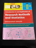 Introduction Research Methods and Statistics - Utrecht, Ophalen of Verzenden, Beta, Gelezen, WO